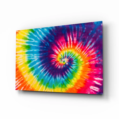 Psychedelic Rainbow Spiral Wall Art Canvas | Insigneart USA | vintageantiquesgifts.com