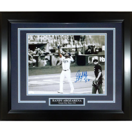 Randy Arozarena autographed Tampa Bay Rays deluxe framed 11x14 photo