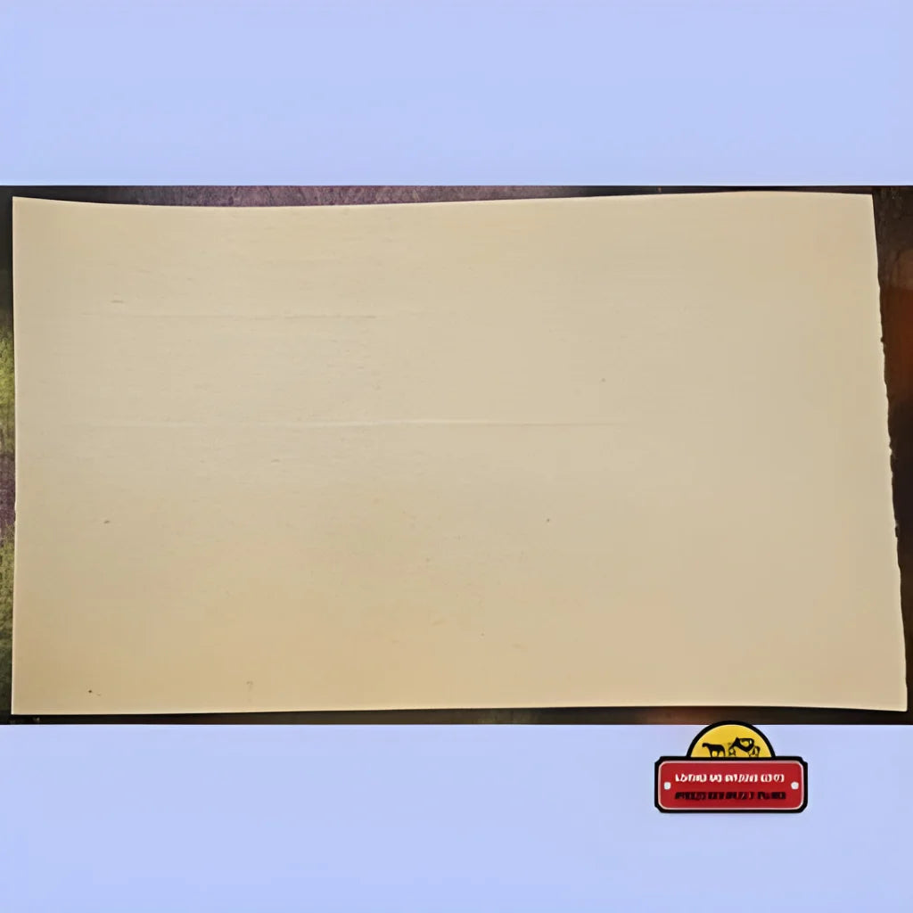 Blank cream paper background for Rare 1910s Lead Pharmacy Label collectible