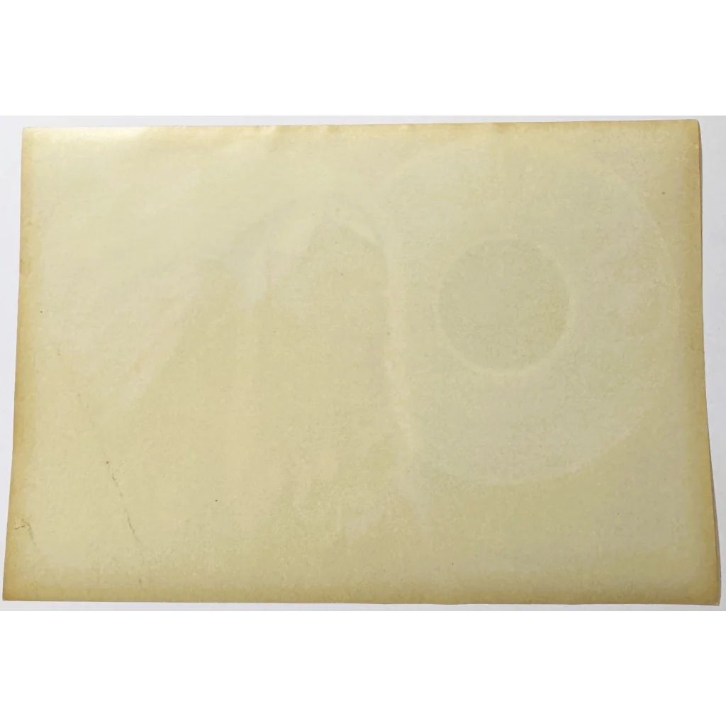 Yellowed paper sheet showing Rare 1920s Cal Chief Bartlett Pears Crate Label