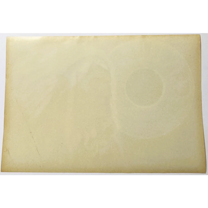 Yellowed paper sheet showing Rare 1920s Cal Chief Bartlett Pears Crate Label