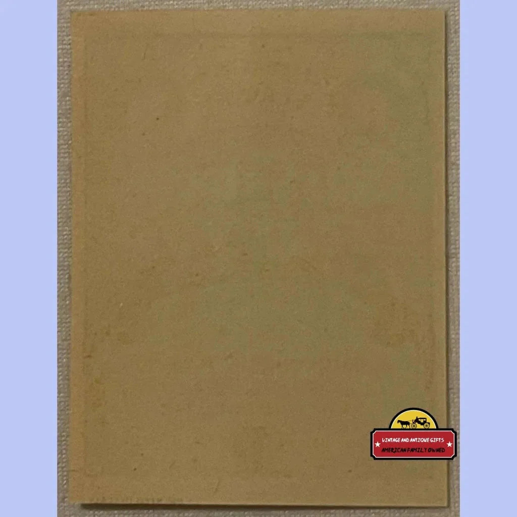 Tan notebook with red and yellow logo, perfect for antique vintage pharmacy label collectors