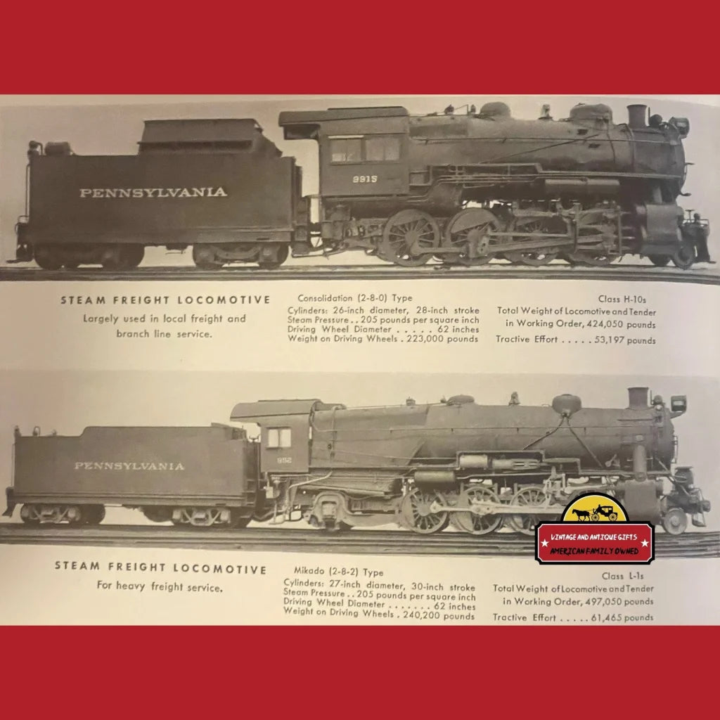 Rare 1939 Antique Vintage Pennsylvania Railroad Sales Brochure 30 Pages! Advertisements Collectible Items | Memorabilia