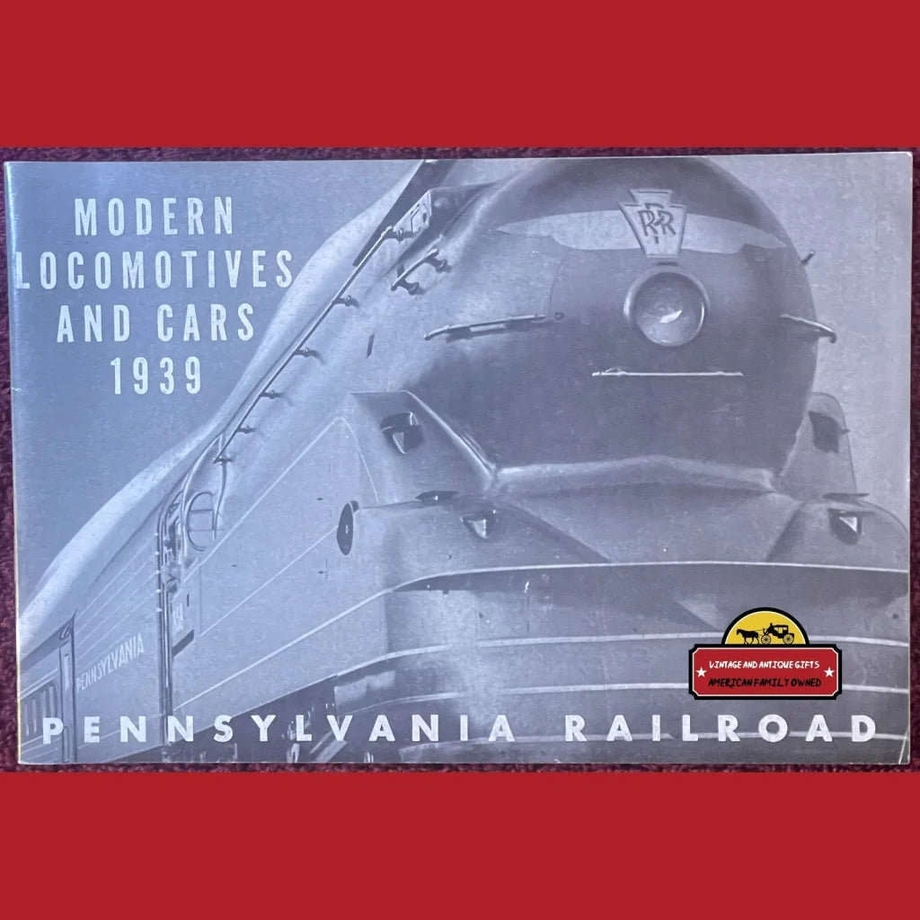 Rare 1939 Antique Vintage Pennsylvania Railroad Sales Brochure 30 Pages! Advertisements and Gifts Home page Explore