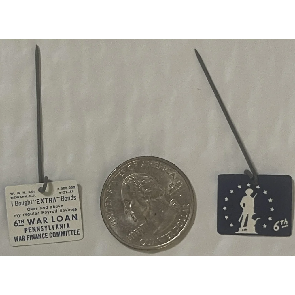 Rare 1940s 🗽 Patriotic Antique Vintage WWII War Bond Pin Pennsylvania Collectibles Collectible Items | Memorabilia