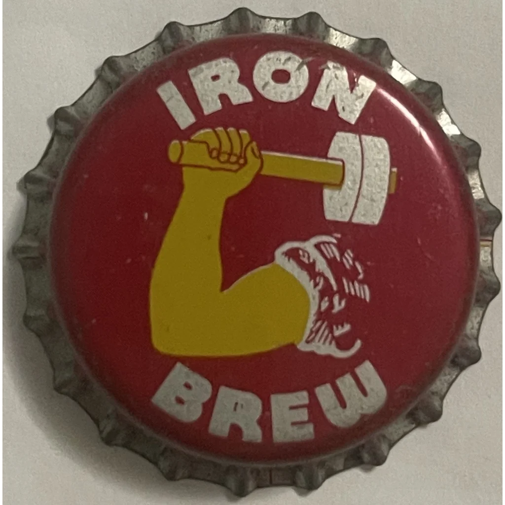 Rare 1950s Vintage Iron Brew Beer Cork Bottle Cap East Haven CT Collectibles