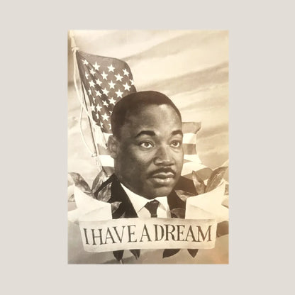 Martin Luther King Jr civil rights movement vintage postcard collectible