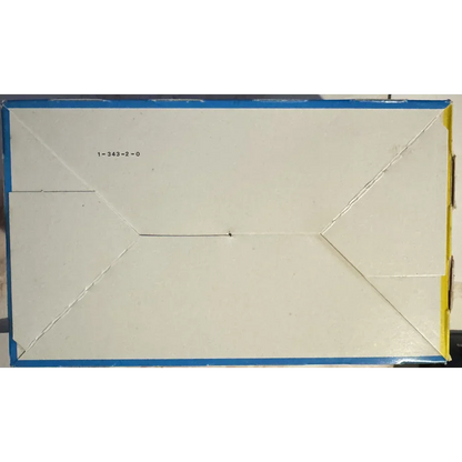 White cardboard box from Rare 1990 TMNT Deluxe Movie Edition Card Sets
