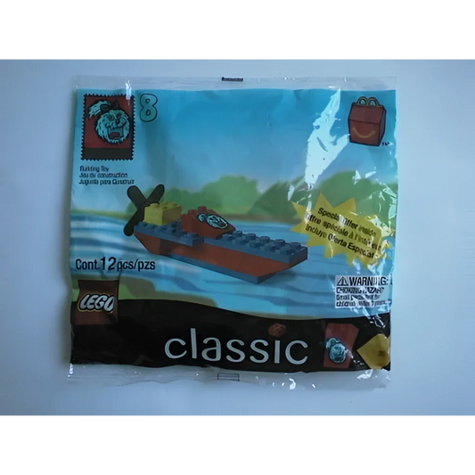 Rare 1999 McDonalds Happy Meal Toy Lego Boat with Fry Girl
