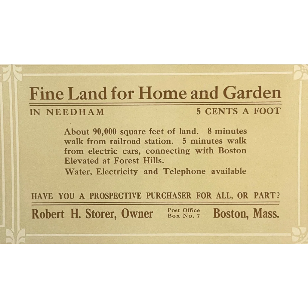 gold railroad rare card Rare Antique Land Sale Card Reveals 1890s America – Vintage and Antique Gifts