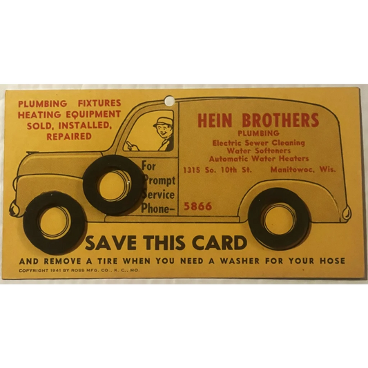 Rare Antique Vintage 1941 Hein Brothers Advertising Display Manitowoc WI 🛞 Advertisements | Nostalgia
