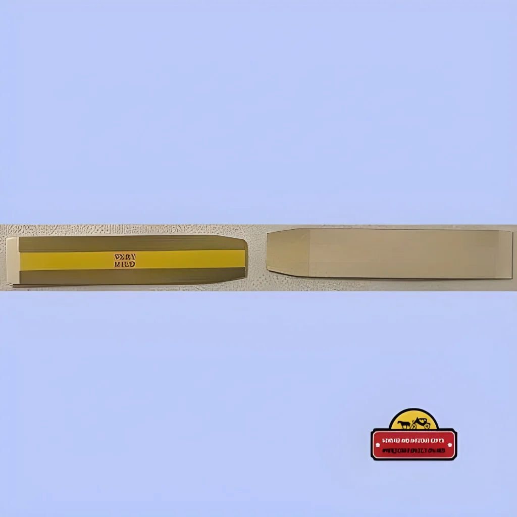 Yellow pencil with red eraser perfect for adding a vintage cigar flair to your decor