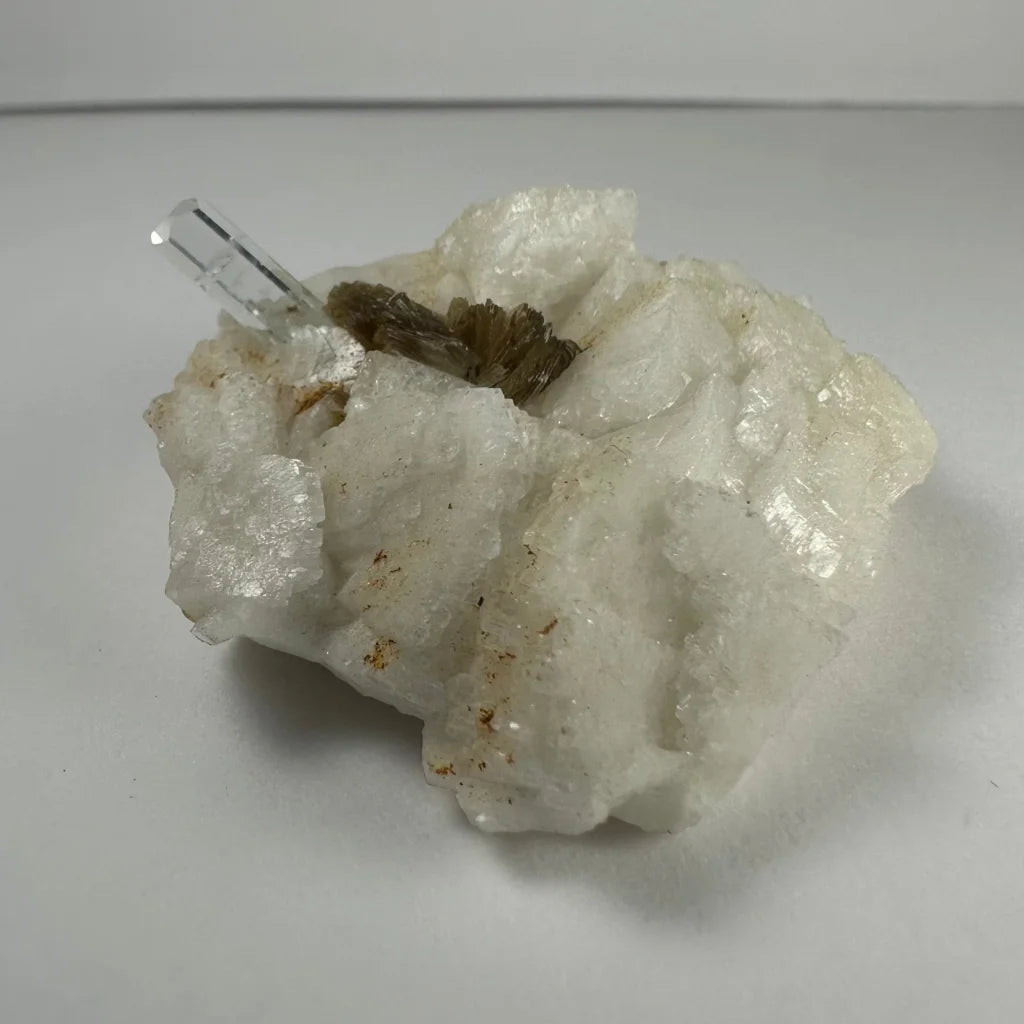Rare translucent white quartz cluster from Shigar Valley Pakistan
