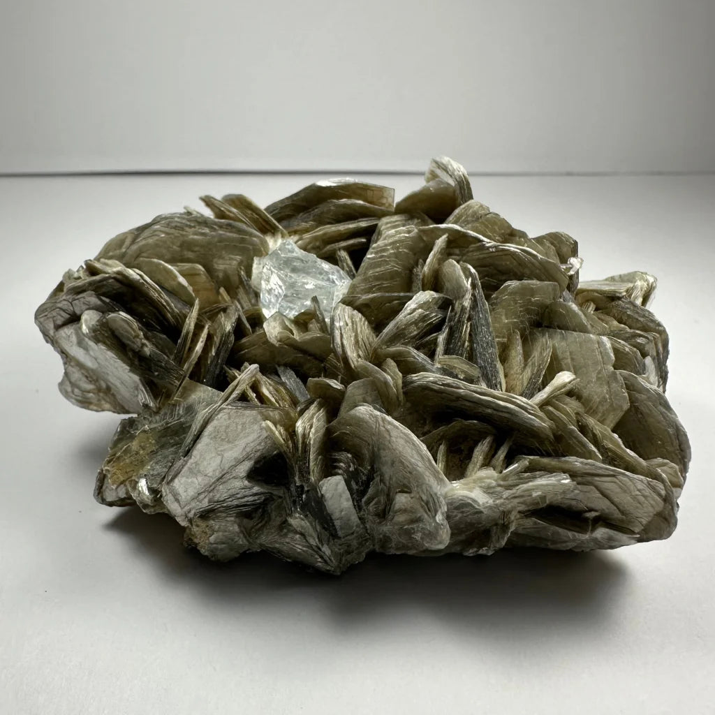 Rare greenish-gray aquamarine crystal from Shigar Valley, Pakistan
