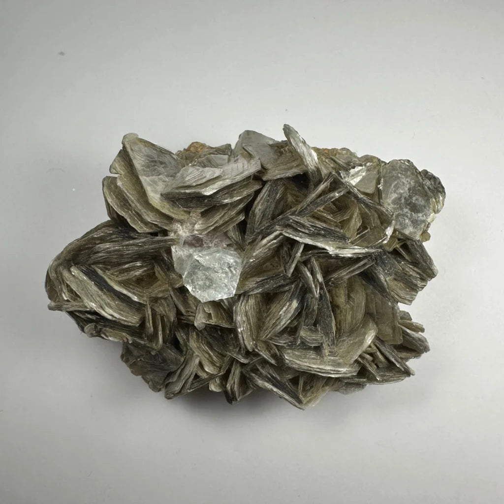 Rare translucent grayish-brown aquamarine crystals from Shigar Valley, Pakistan