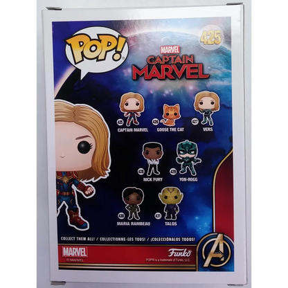 Rare Captain Marvel Chase Funko Pop #425 figure