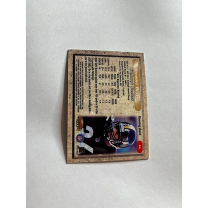 Collectible Jerome Bettis card featuring Pittsburgh Steelers legend for fans and collectors