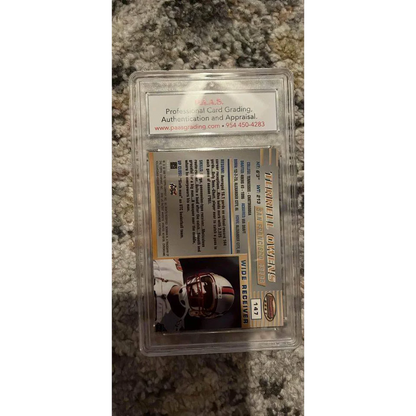 Graded 1996 Terrell Owens rookie football card for your memorabilia collection