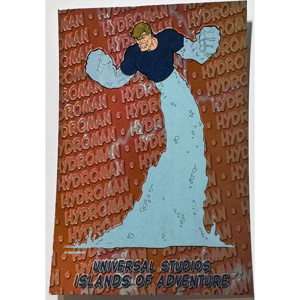 Hydroman Marvel Comic Villain postcard from Universal Studios Islands of Adventure