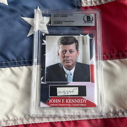 Rare JFK handwritten John F. from Kennedy autograph item
