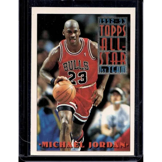 Rare Michael Jordan 1992-93 Topps All-Star Basketball Card authentic collectible