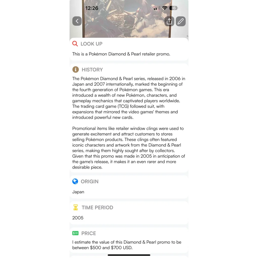 Rare Pearl GameStop Pokémon display showing diamond & pearl hobby promo info