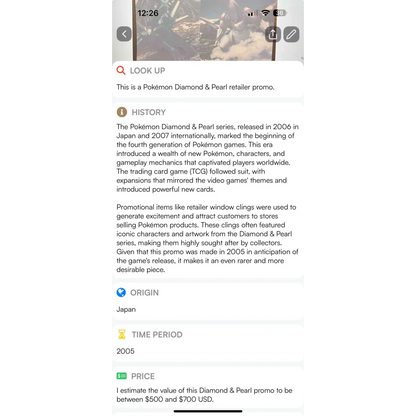 Rare Pearl GameStop Pokémon display showing diamond & pearl hobby promo info