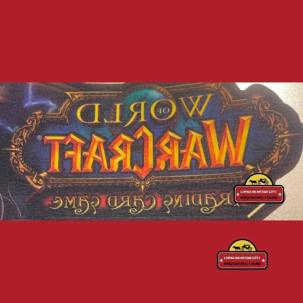 Rare 2006 World of Warcraft TCG GameStop Window Cling 🎮 – Vintage and  Antique Gifts