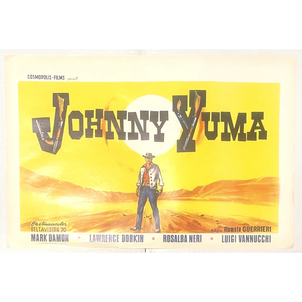 Rare Vintage 1966 🤠 Johnny Yuma Spaghetti Western Belgium Movie Poster Advertisements and Antique Gifts Home page