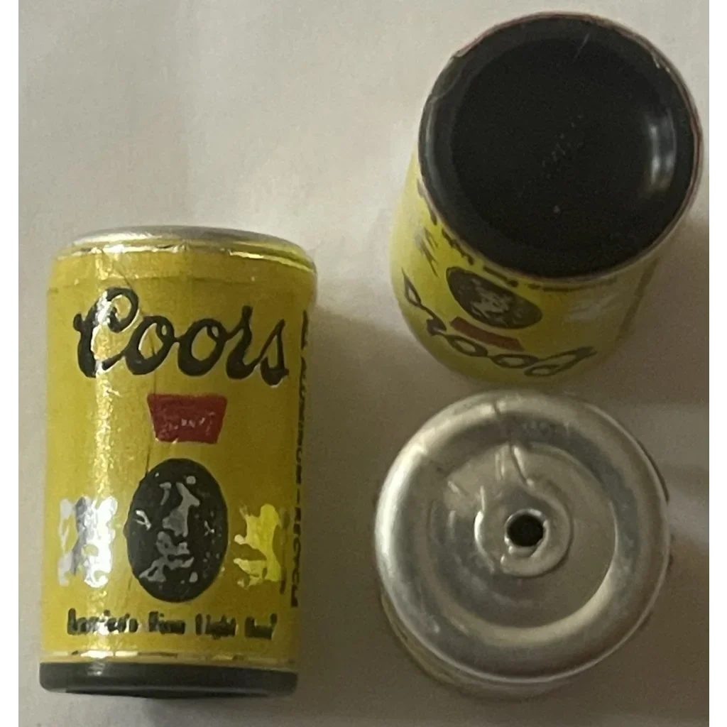 Vintage 1970s Mini Coors Beer Can with hidden compartment for cool antique gifts