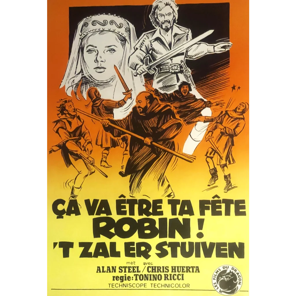 Rare Vintage 1976 Ca Va Etre Ta Fete Robin Belgium Movie Poster 🍿 Hood! Advertisements and Antique Gifts Home page