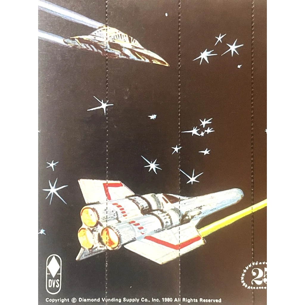 Rare Vintage 🚀 1980 Galactic Battleships Store Advertising Display Unique! Advertisements Antique Collectible Items