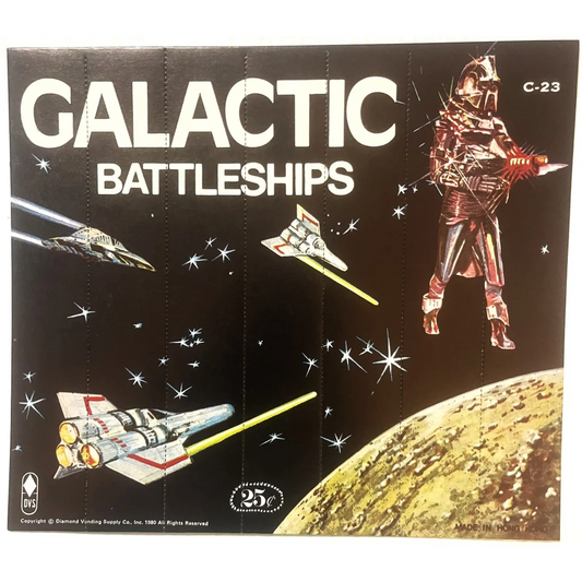 Rare Vintage 🚀 1980 Galactic Battleships Store Advertising Display Unique! Advertisements and Antique Gifts Home