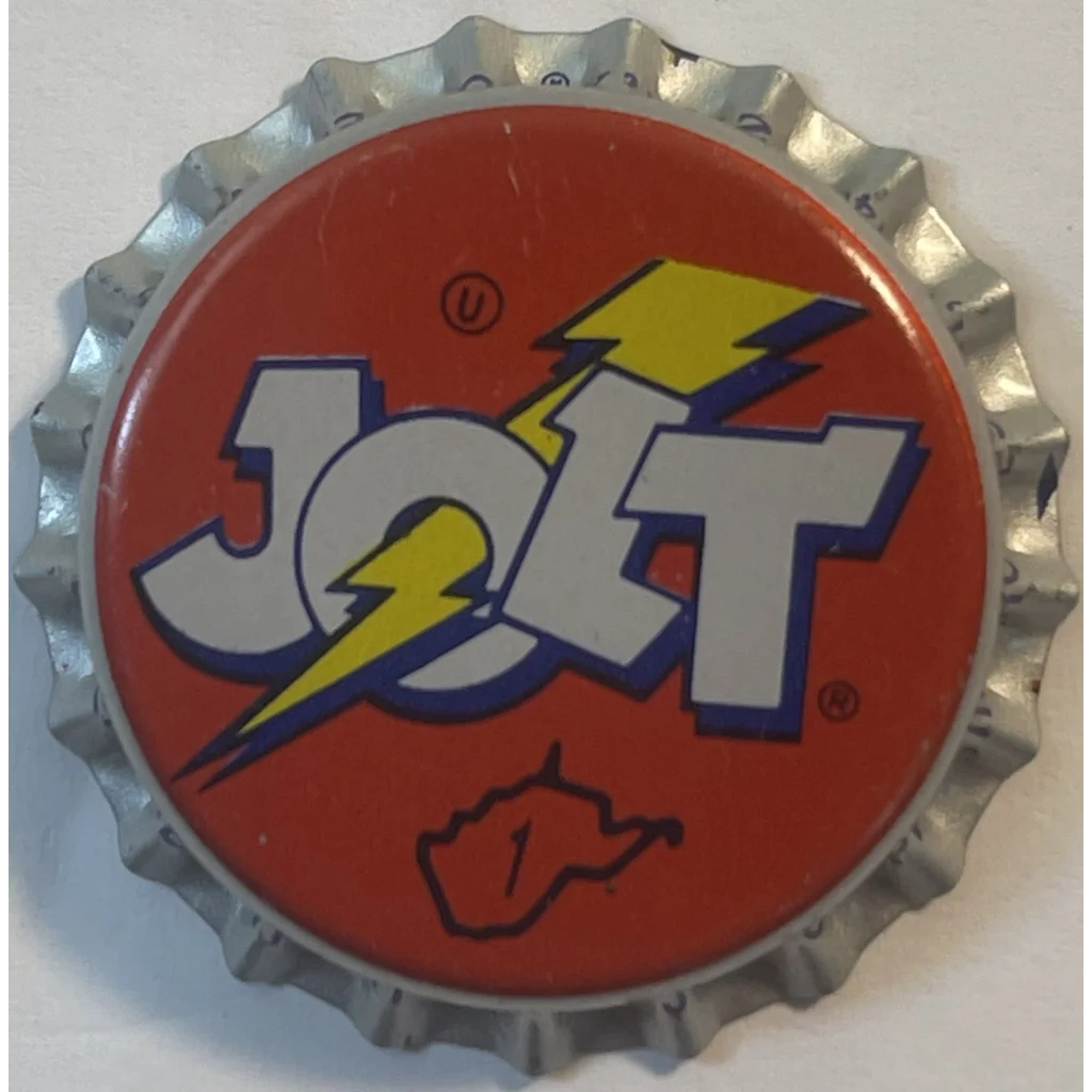 Rare Vintage 1980s Jolt Cola Bottle Cap Rochester NY Amazing Cap! Collectibles and Antique Gifts Home page Transport