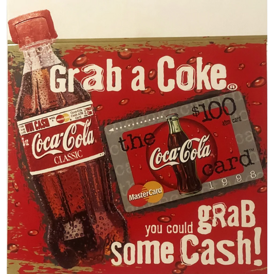 Rare Vintage 1990s Coke Coca Cola Soda Advertising Store Display! Advertisements Antique Collectible Items