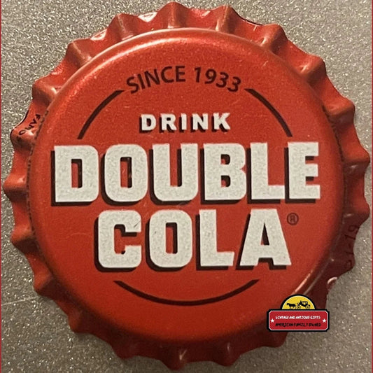 Rare Vintage Double Cola Bottle Cap Chattanooga Tn Unique Bottler 1980s Advertisements - TN