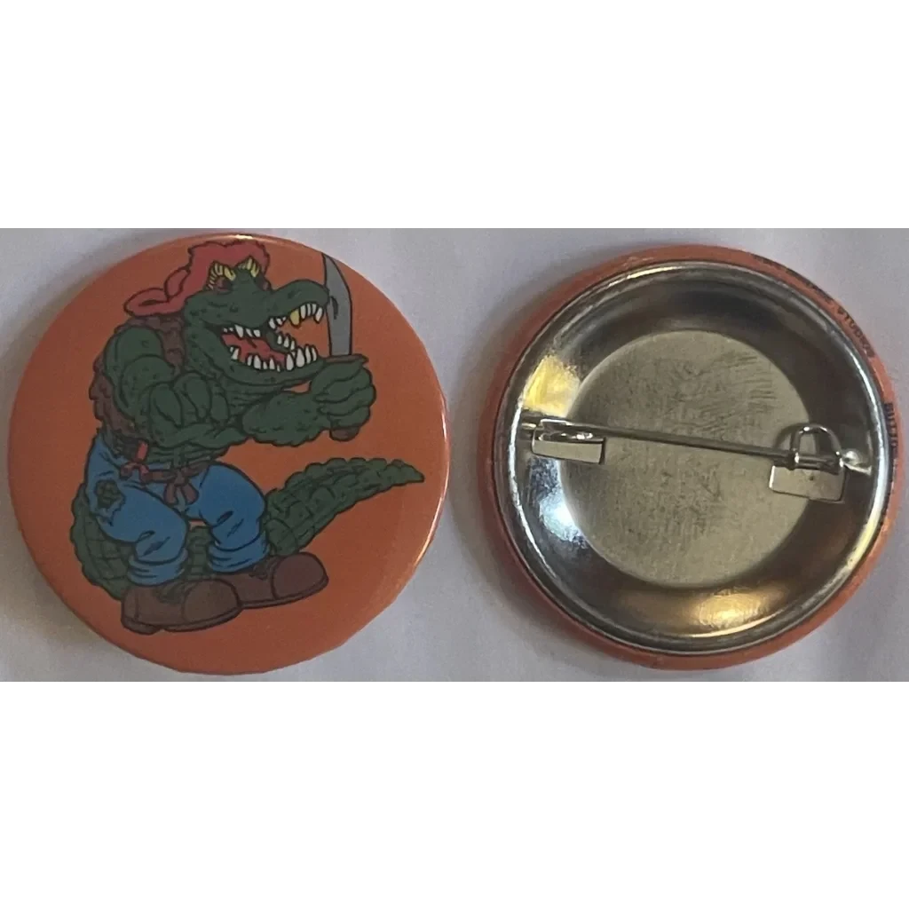 Rare Vintage Teenage Mutant Ninja Turtles Movie Pin Leatherhead 1990 TMNT Collectibles Antique Misc. and Memorabilia