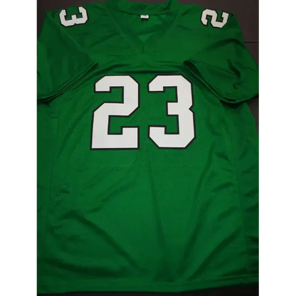 Green Rashaad Penny Philadelphia Eagles autographed jersey with Beckett hologram