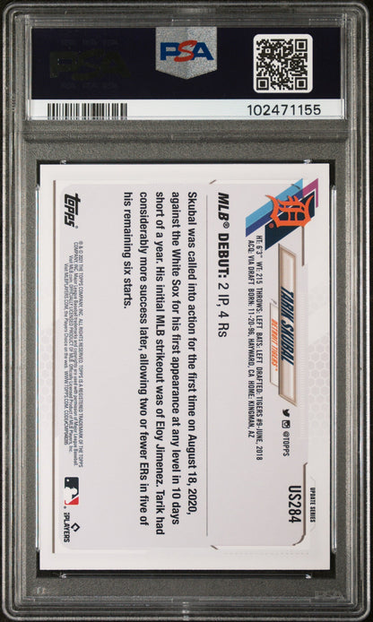 Tarik Skubal 2021 Topps Update Rookie Card PSA 10