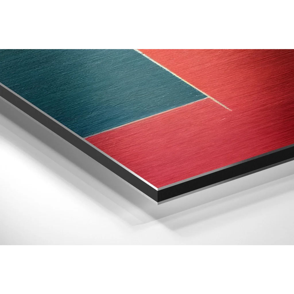 Glass Wall Art Rectangulars Brushed Aluminum Dibond Wall Art