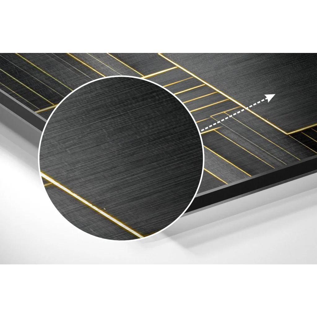 Stunning Black Gold Brushed Aluminium Dibond Wall Art | Modern Wall Art Decor | vintageantiquesgifts.com