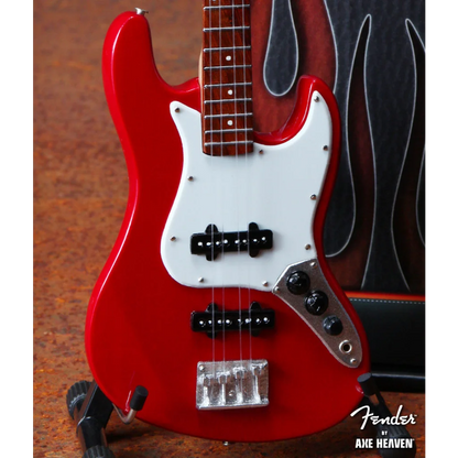 Red Fender Jazz Bass Guitar Case Gift by Axe Heaven®