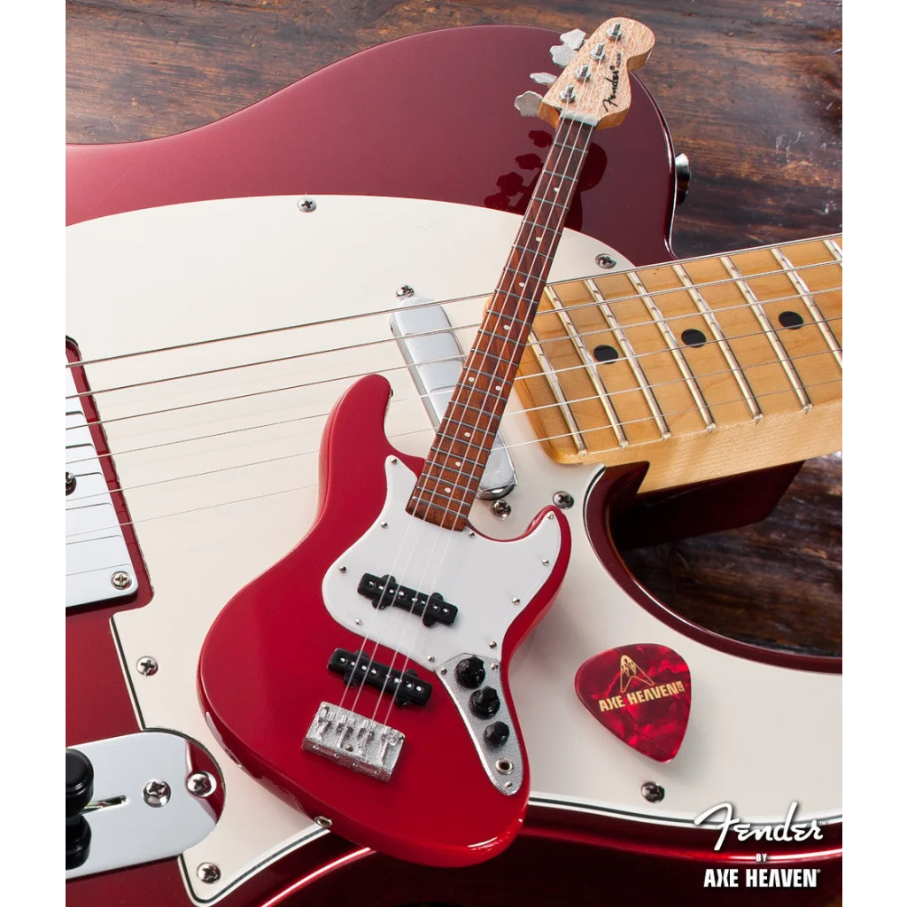 Red Axe Heaven Fender Jazz Bass guitar case gift
