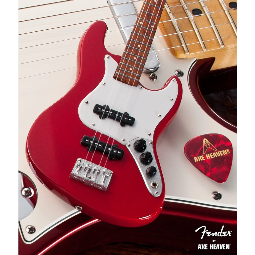Red Axe Heaven Fender Jazz Bass guitar case gift