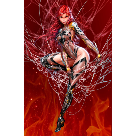 Red haired hero NYCC naughty metal exclusive by Jamie Tyndall