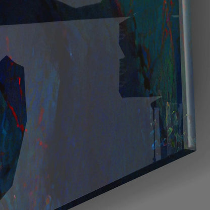 Red Hat Teddy Bear on 27-inch LG Ultrafine 4K Glass Wall Art