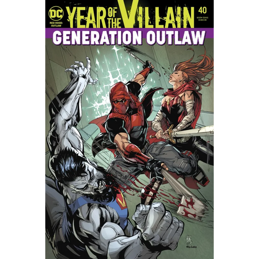 Red Hood Outlaw #40 Year of the Villain Acetate | Unknown Comics Exclusive | vintageantiquesgifts.com