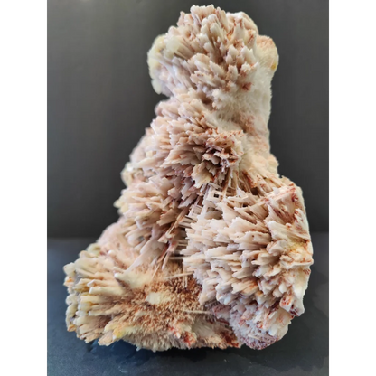 Red mordenite with stilbite specimen: pale pink spiky crystals, 1922g