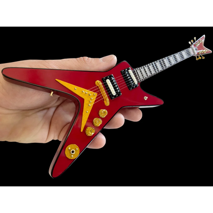 Red Axe Heaven® Rocker Dean ML guitar with Flying V design