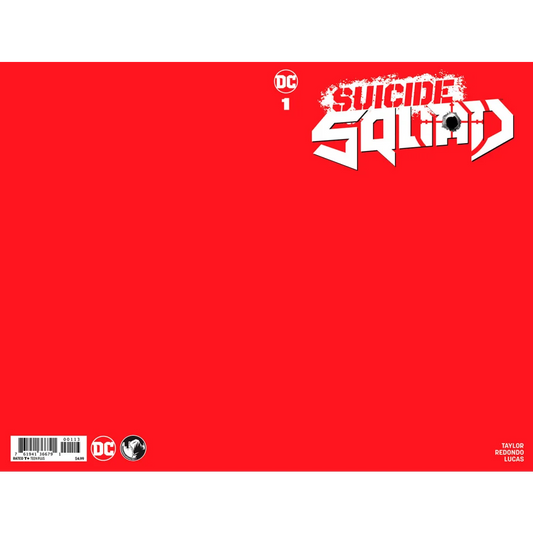 Red Suicide Squad comic book cover from Unknown Comics, perfect for comics red fans